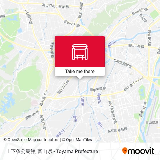 上下条公民館 map