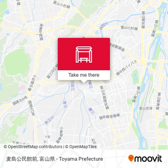 麦島公民館前 map