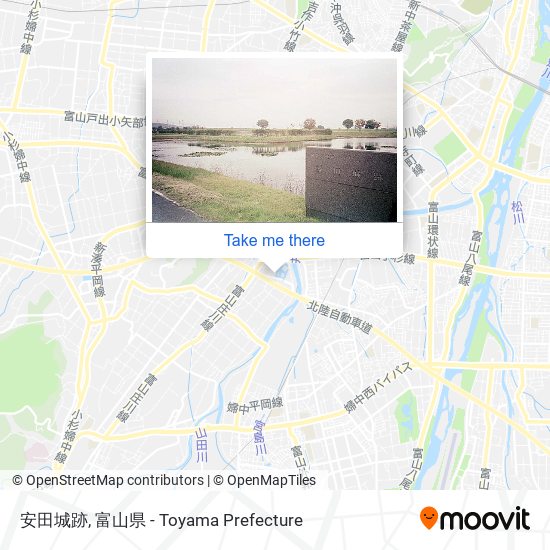 安田城跡 map