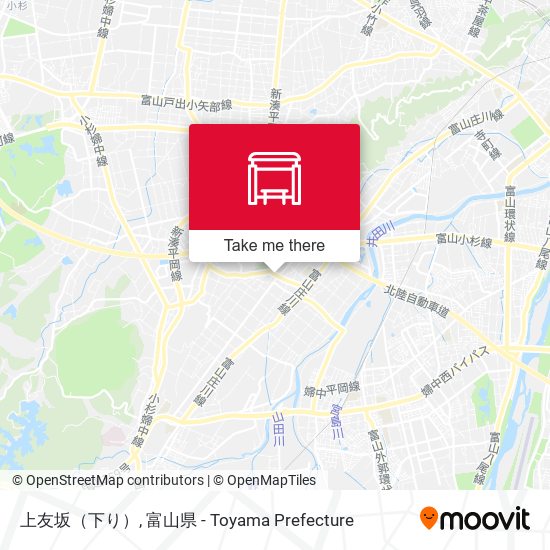 上友坂（下り） map