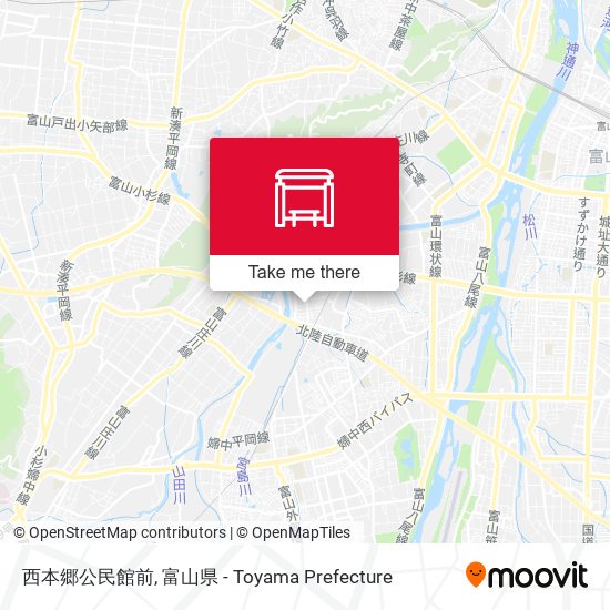 西本郷公民館前 map
