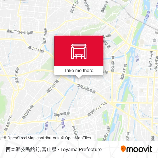 西本郷公民館前 map