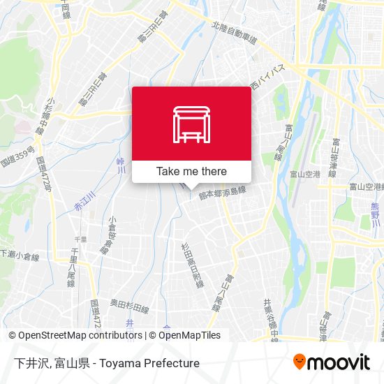 下井沢 map
