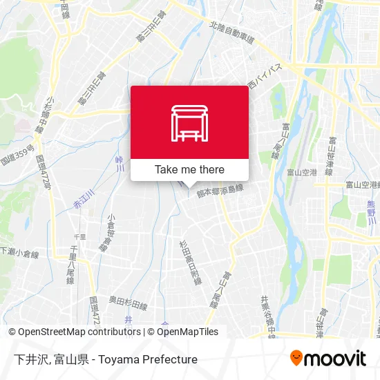下井沢 map