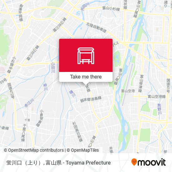 蛍川口（上り） map