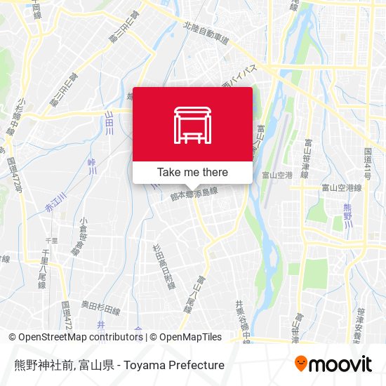 熊野神社前 map