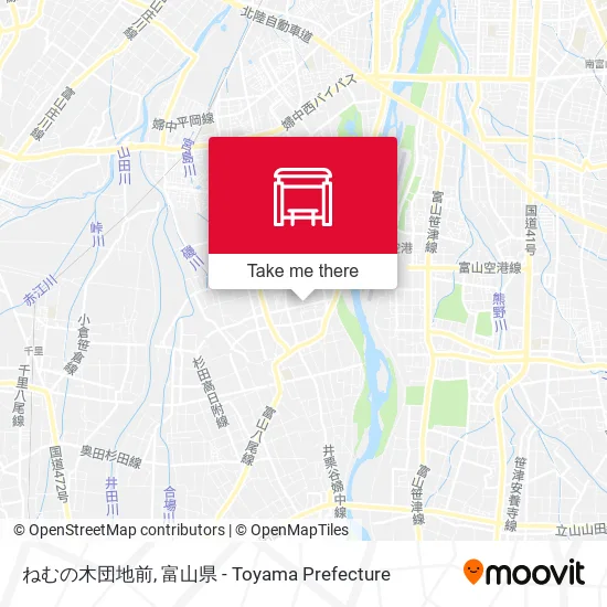 ねむの木団地前 map