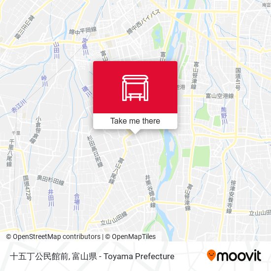 十五丁公民館前 map