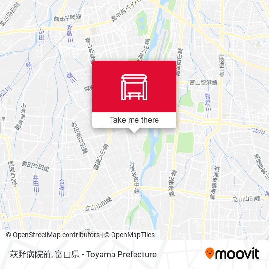 萩野病院前 map