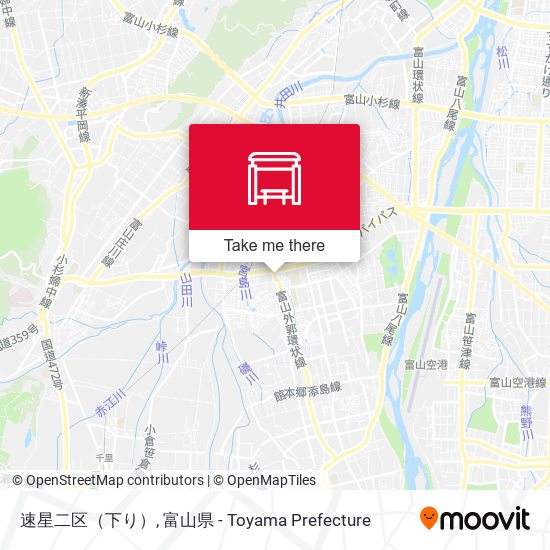 速星二区（下り） map