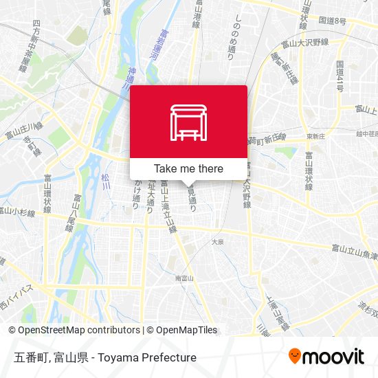 五番町 map