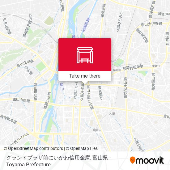 グランドプラザ前にいかわ信用金庫 map