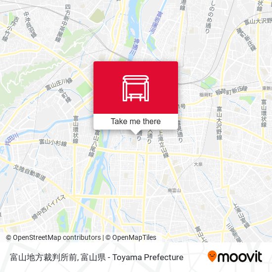 富山地方裁判所前 map