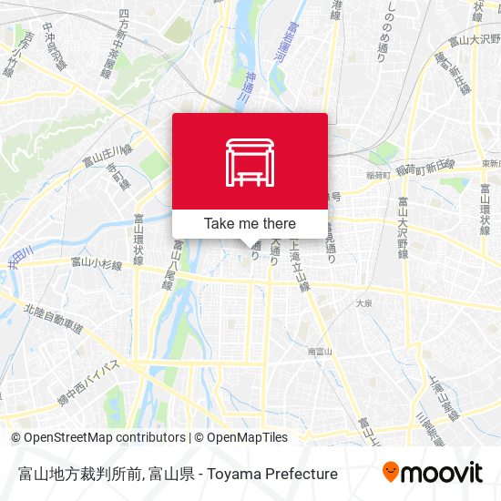 富山地方裁判所前 map