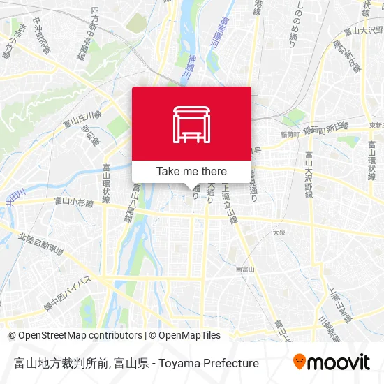 富山地方裁判所前 map