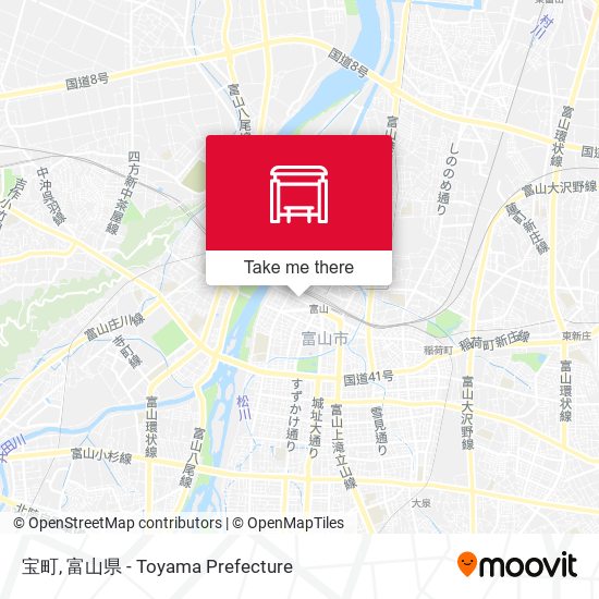 宝町 map