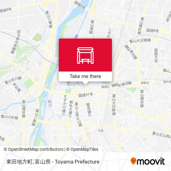 東田地方町 map