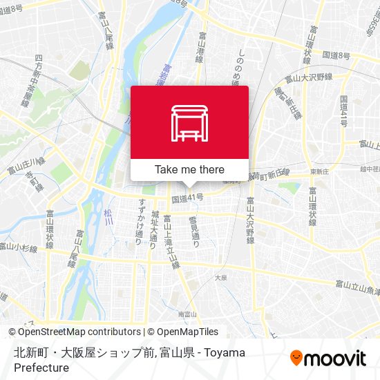北新町・大阪屋ショップ前 map