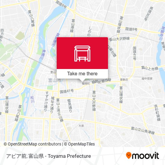 アピア前 map