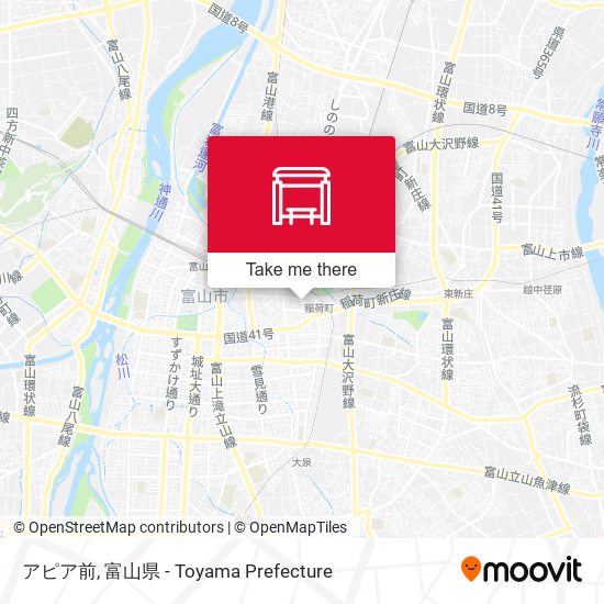 アピア前 map