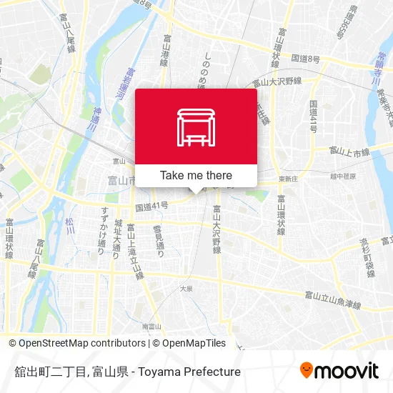 舘出町二丁目 map