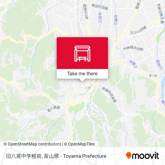 旧八尾中学校前 map