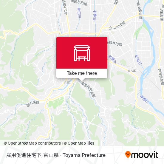 雇用促進住宅下 map