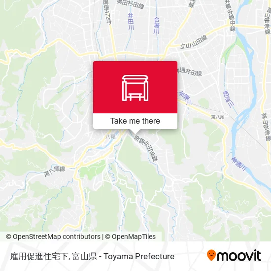 雇用促進住宅下 map