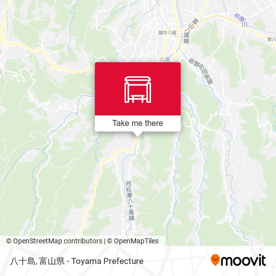 八十島 map
