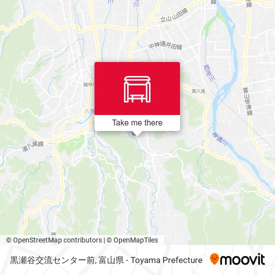 黒瀬谷交流センター前 map