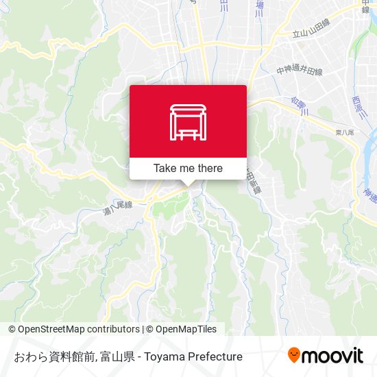 おわら資料館前 map