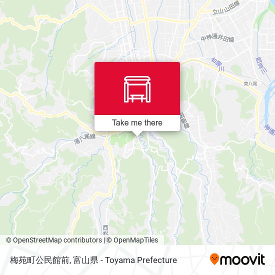 梅苑町公民館前 map
