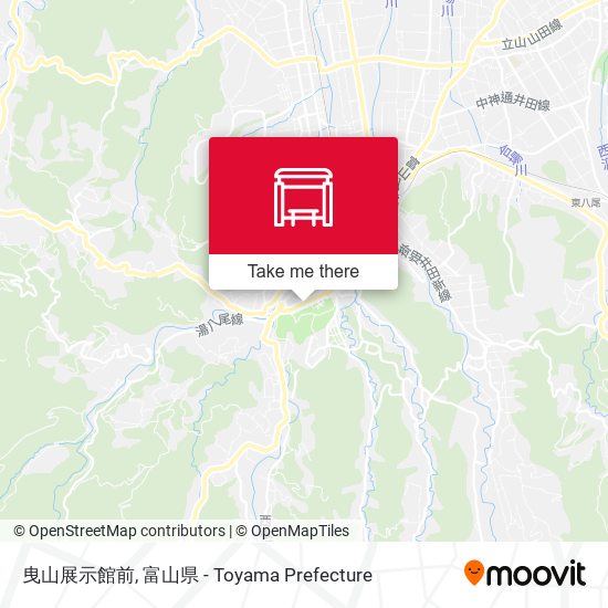 曳山展示館前 map