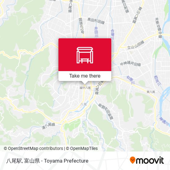 八尾駅 map