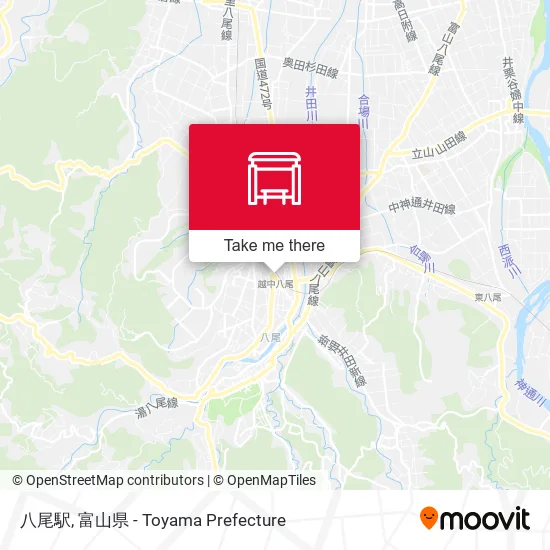 八尾駅 map