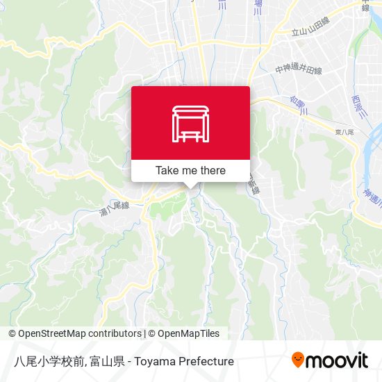 八尾小学校前 map