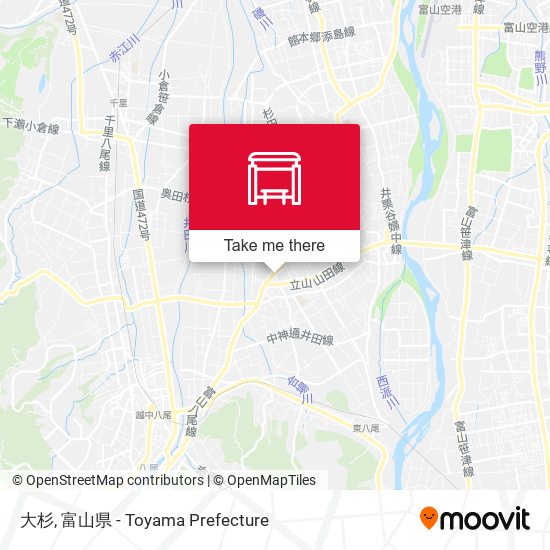 大杉 map