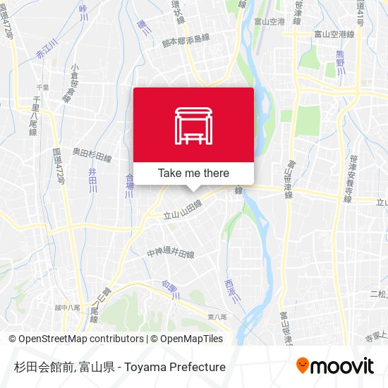 杉田会館前 map