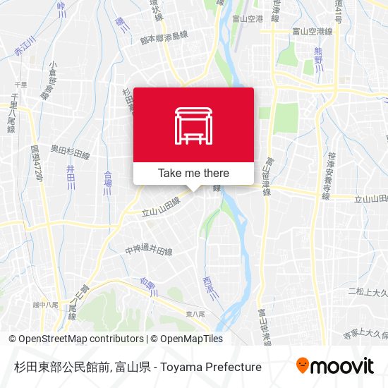 杉田東部公民館前 map