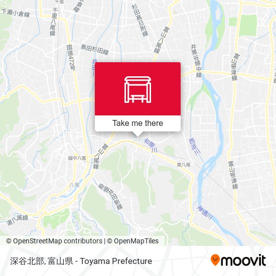 深谷北部 map