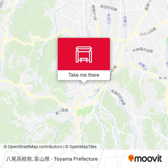 八尾高校前 map