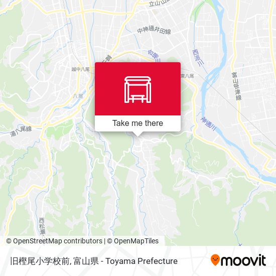 旧樫尾小学校前 map