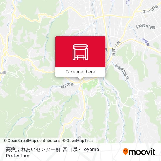 高熊ふれあいセンター前 map
