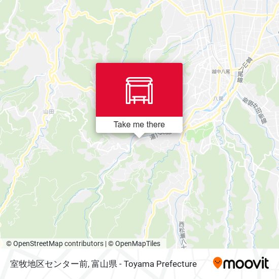 室牧地区センター前 map