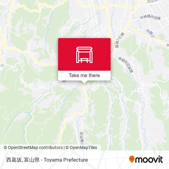 西葛坂 map