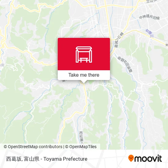 西葛坂 map