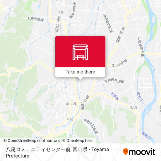 八尾コミュニティセンター前 map