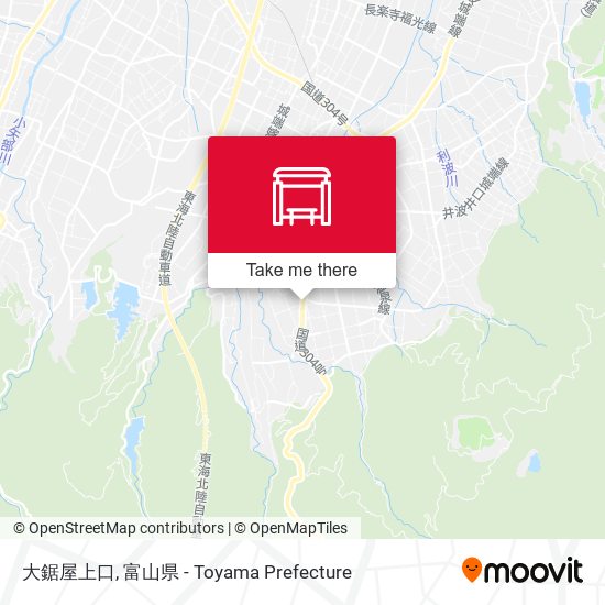 大鋸屋上口 map