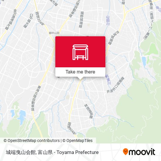 城端曳山会館 map