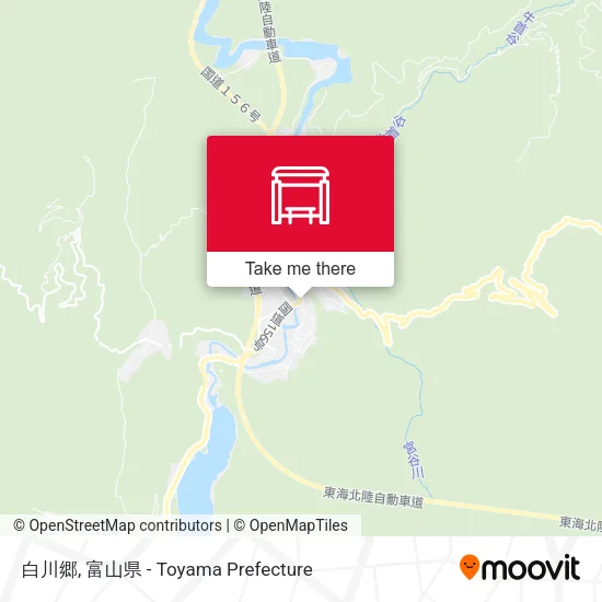 白川郷 map